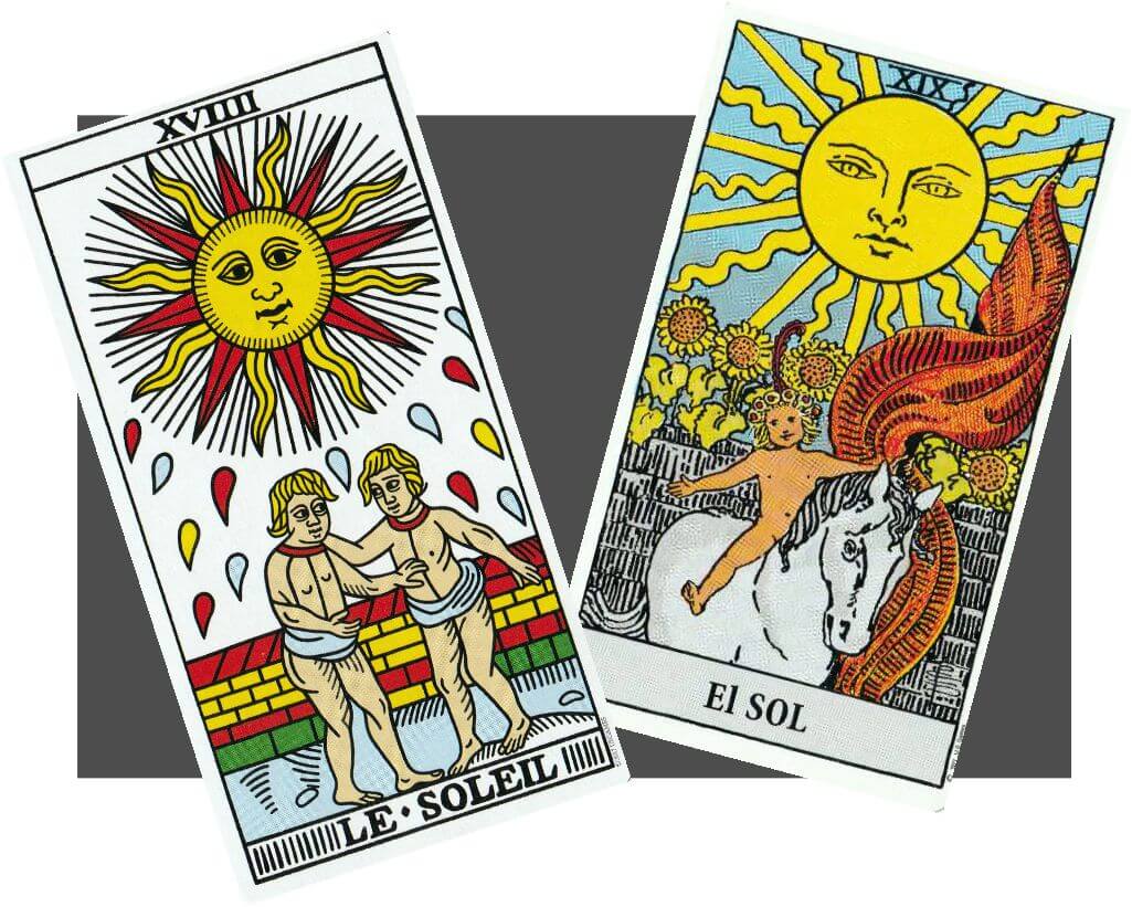 El Sol, arcano XIX, primera aproximación