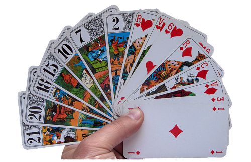 Cartas de tarot para jugar