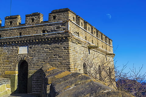 Una torre de la gran muralla de china