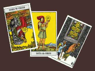 La reina y sota de oros