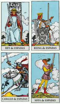 El palo de espadas del tarot