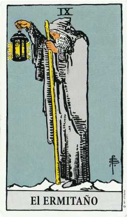 El ermitaño del Rider-Waite