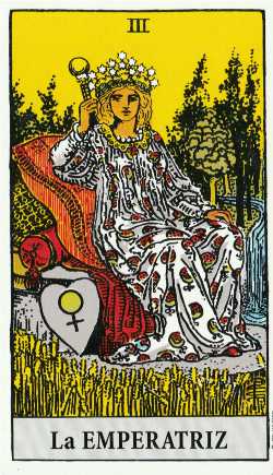 La emperatriz del Tarot Rider-Waite
