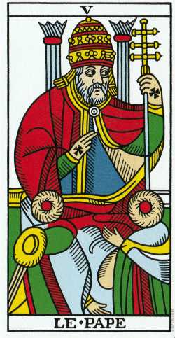 El Papa del Tarot de Marsella
