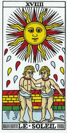 El Sol del Tarot de Marsella