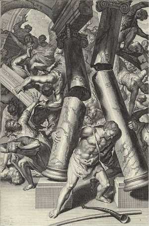Ilustración del libro de los Jueces del antiguo testamento